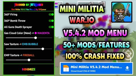mini militia happy mod hack|Mini Militia War.io v5.5.2 (Mod Menu/Unlimited Ammo/Unlocked).